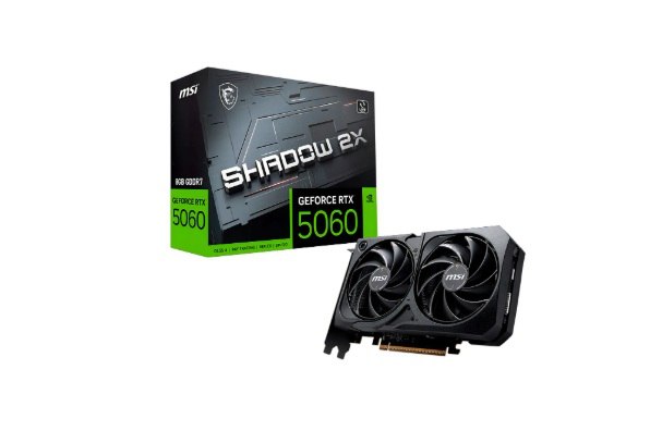 Placa de Vídeo MSI GeForce RTX 5060 Shadow 2X OC 8GB GDDR7 128-bit