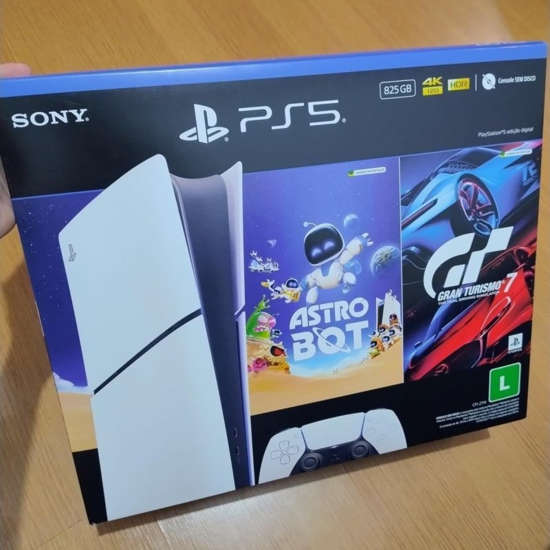 PlayStation 5 Slim Edição Digital com 2 Jogos + Frete Grátis