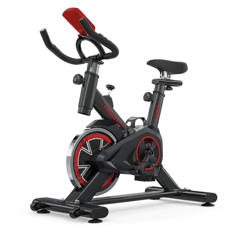 Bicicleta Ergométrica Bike Spinning Fitness Sport Cardio E Emagrecimento Exercício Em Casa Inércia 8kg Preta Silenciosa Premium Semi Profissional Ajustável e Confortável