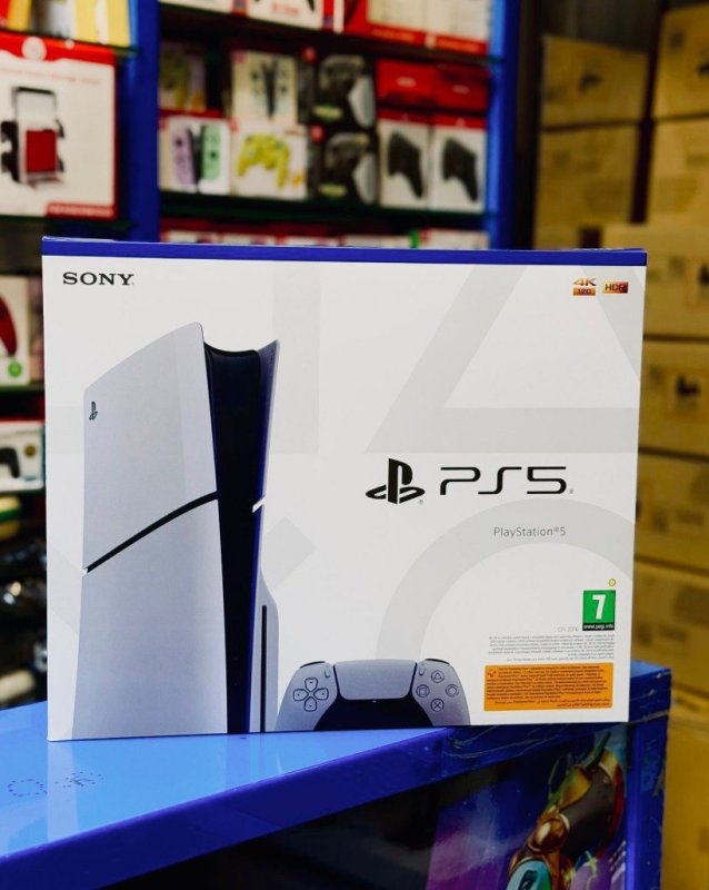 Console Sony Playstation 5 Edição Slim Disk 1TB Branco com Controle Sem Fio Dualsense Ps5 Branco