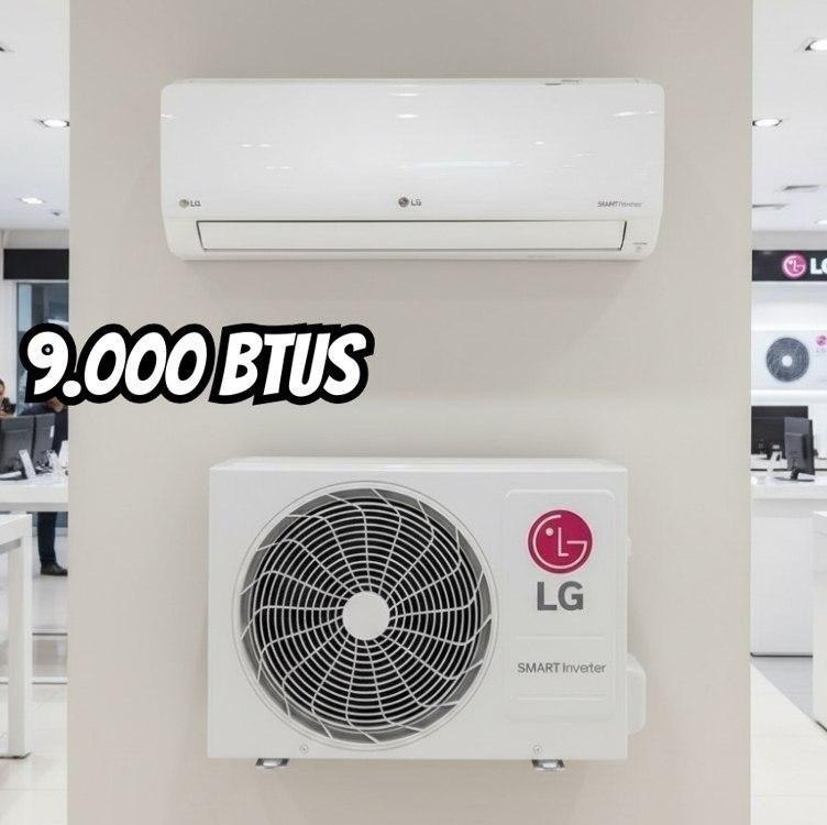 Ar Condicionado LG Ai Smart Inverter Voice 9000 Btus Frio Branco