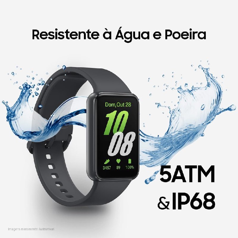 Samsung Galaxy Fit3 - Display 1.6" - Monitor de Saúde - Grafite