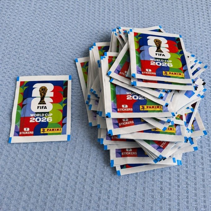 Kit com 36 Envelopes (252 Figurinhas) Panini da Copa do Mundo FIFA 2026