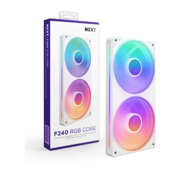 Air Cooler NZXT F240 RGB Core 240mm Branco