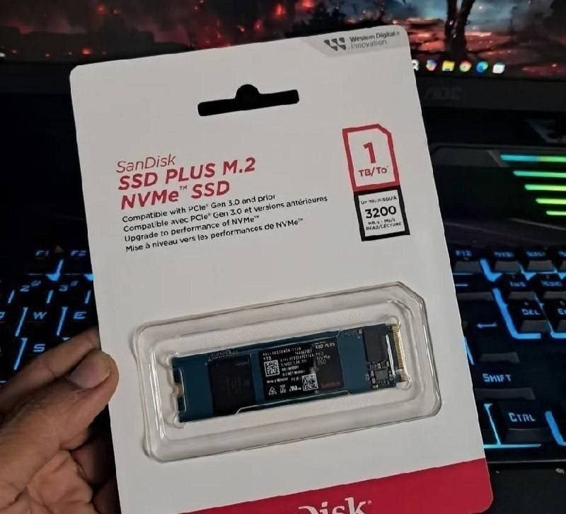 Ssd M.2 1tb Sandisk Plus Nvme 2280