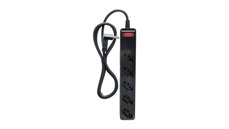 Filtro de linha com proteção contra surtos (DPS) bivolt - 5 tomadas 3 PINOS - iCLAMPER Energia 5 LCF