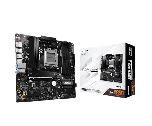Placa Mãe Asrock B850M PRO-A (AM5/4xDDR5/HDMI/DP/M.2/USB 3.2)