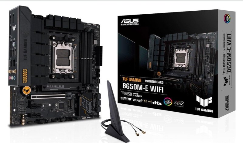 Placa Mãe Asus TUF Gaming B650M-E WIFI, Chipset B650, AMD AM5, mATX, DDR5, 90MB1FV0-M0EAY0