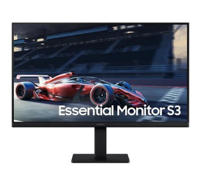 Monitor Gamer Samsung 24 Fhd, 100 Hz, Hdmi, Vga, preto, S3 127/220v
