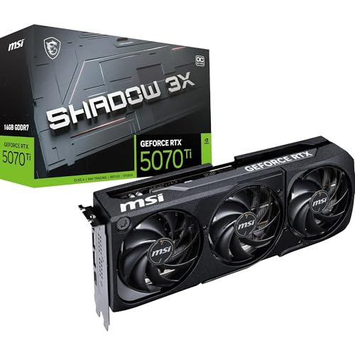 MSI GeForce RTX 5070 Ti 16G Shadow 3X OC — 16GB GDDR7