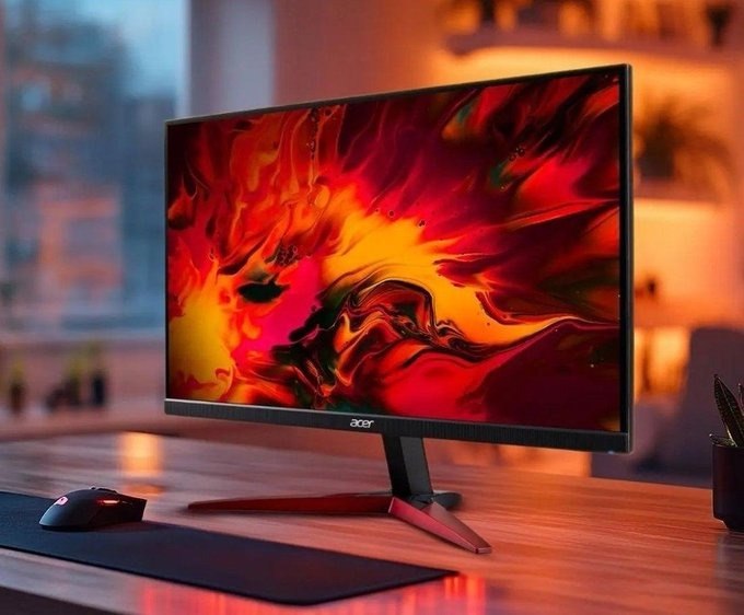 Acer Nitro KG270 P0bi Monitor Gamer LED VA 27" Full HD 144Hz 1ms