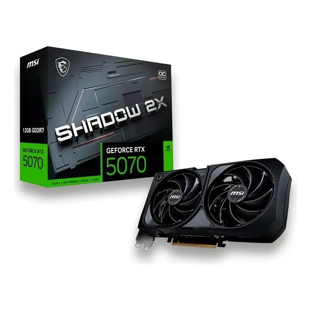 Placa De Video Nv Rtx5070 12gb G7 192bits S 2x Oc Msi