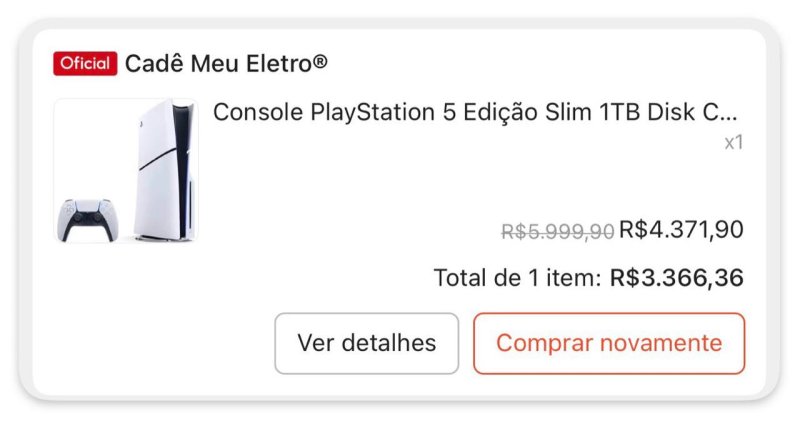 Playstation 5 Mais Barato na Shopee