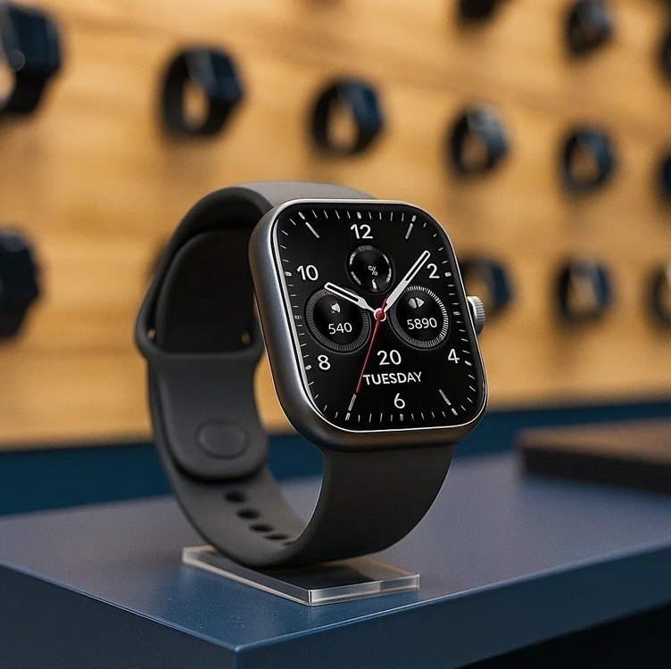 SmartWatch Bettdow com 1.91" Ecrã tátil, preto