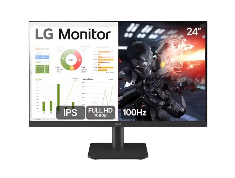 Monitor Gamer LG 24MS500 de 24" Full HD IPS 100Hz