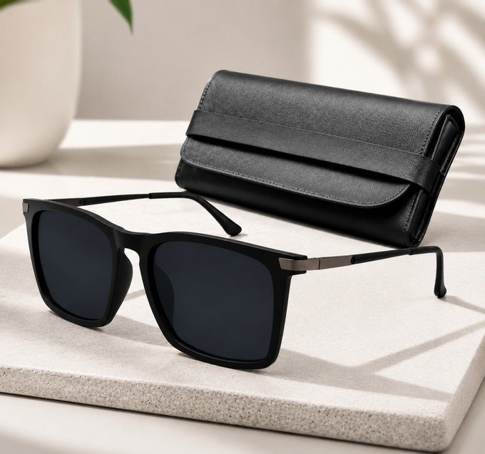 Óculos de Sol Proteção UV400 + Case + Frete Grátis