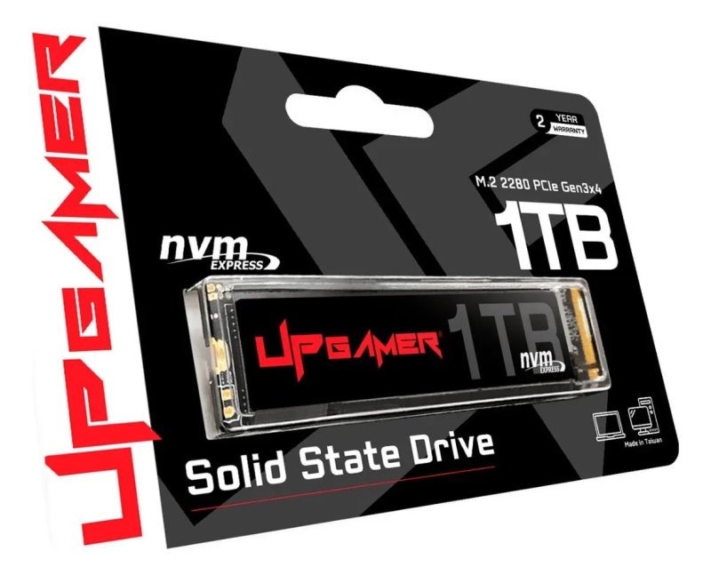 SSD NVMe M.2 2280 Interno 1TB PCIe Gen3