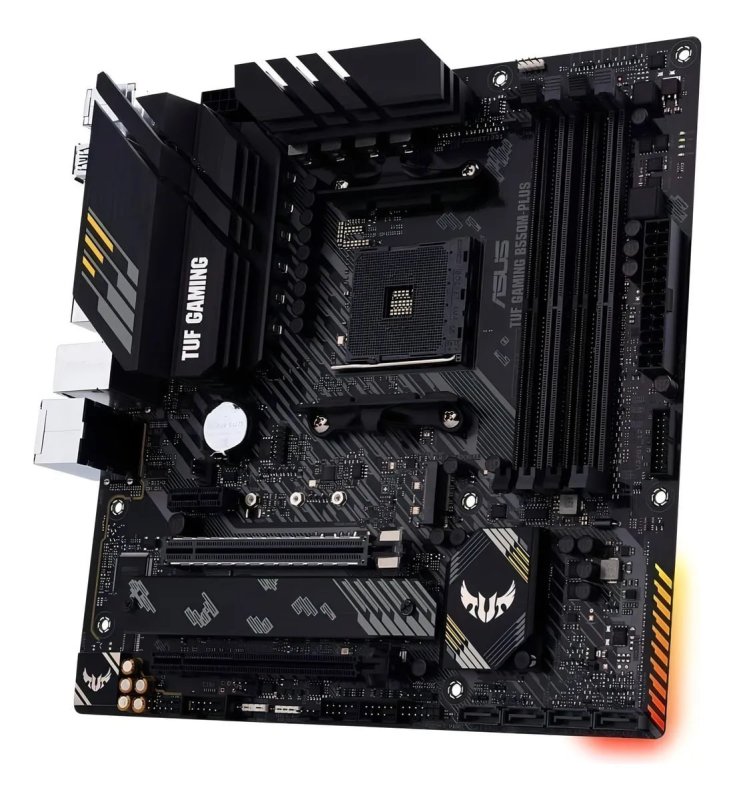 Placa-mãe Asus P/amd Am4 B550m-plus Tuf Gaming 4xddr4 Matx