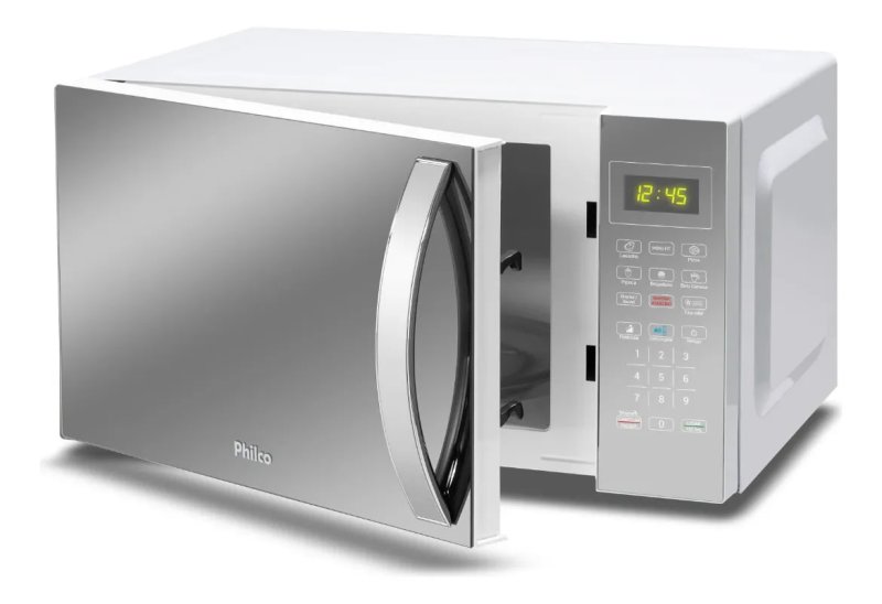 Micro-ondas 33l Philco Espelhado/branco 1400w 127v Pmo38e