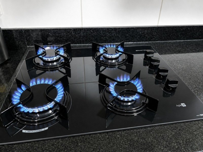 Cooktop 4 Bocas Atlas Agile Up Mesa Vidro Mega Chama Bivol + Frete Grátis
