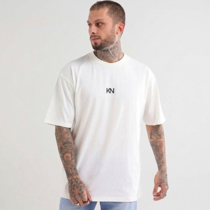 Camiseta Masculina Oversized Básica Academia Street Koenig