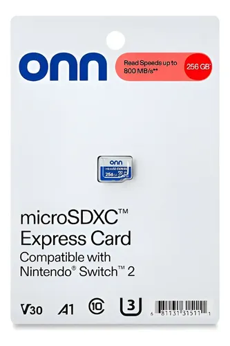 Cartão microSD Express256GB Onn