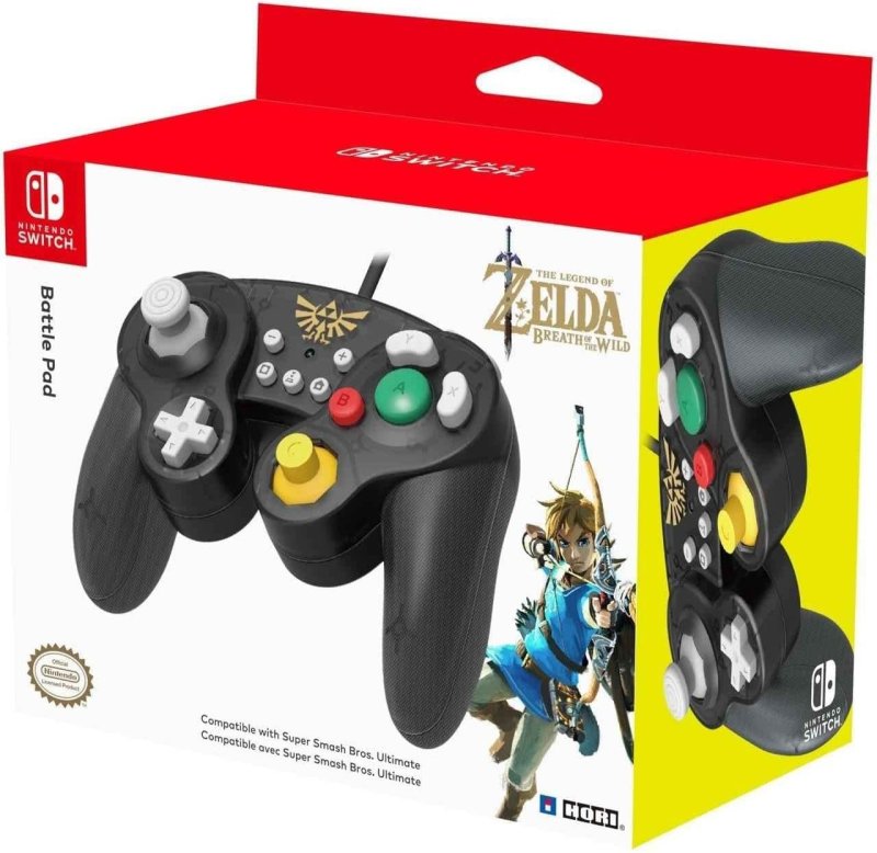 Hori Super Smash Bros Gamepad - Zelda Nintendo Switch