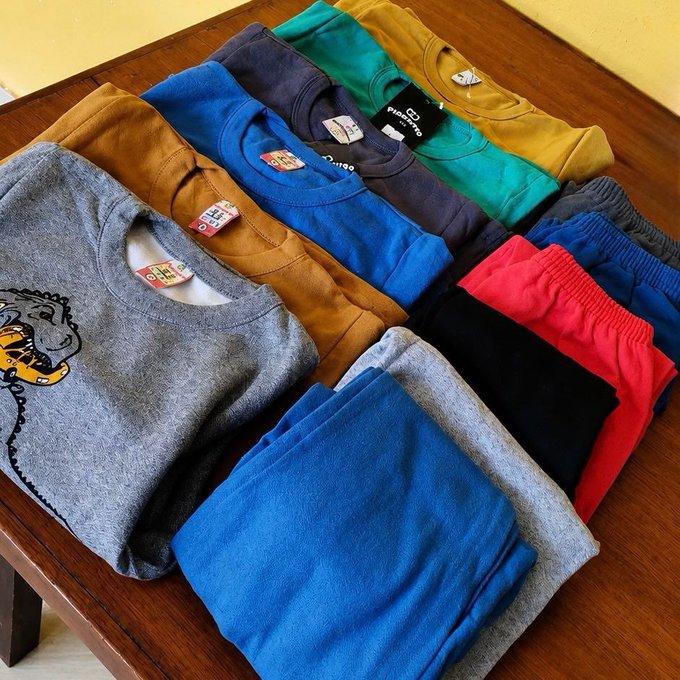 Kit com 6 Peças Infantil Inverno