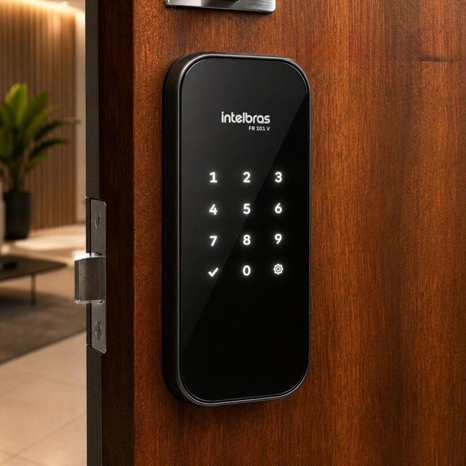 Fechadura Digital De Sobrepor FR 101 Intelbras + Frete Grátis
