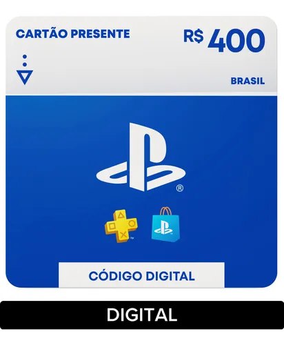 Sony Playstation Store Gift Card R$ 400 (digital)
