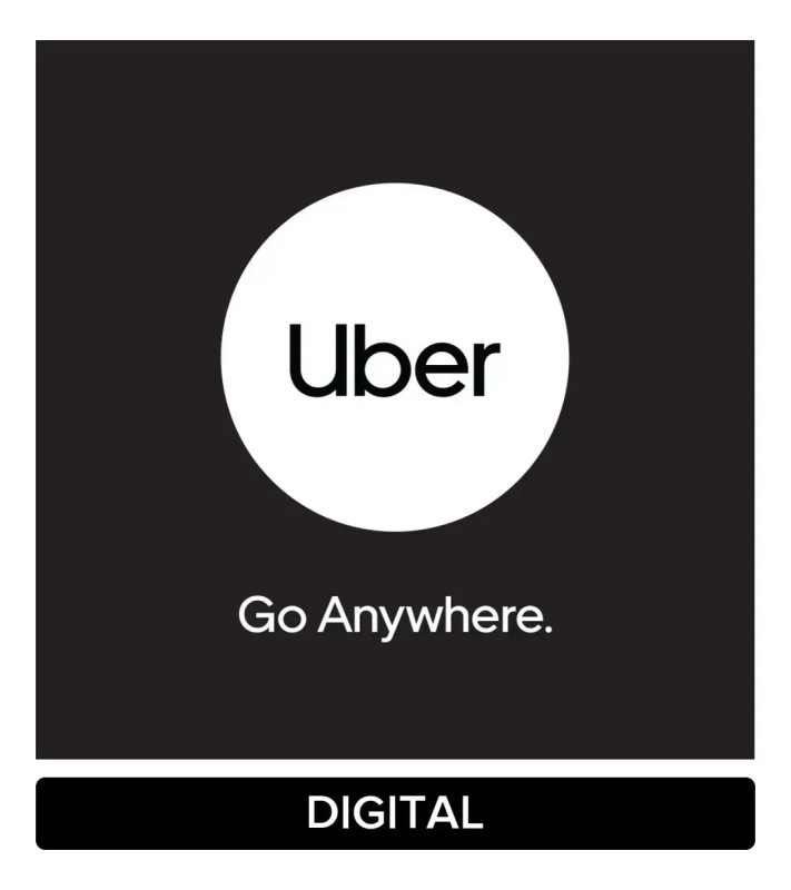 Uber Gift Card R$250 (digital)