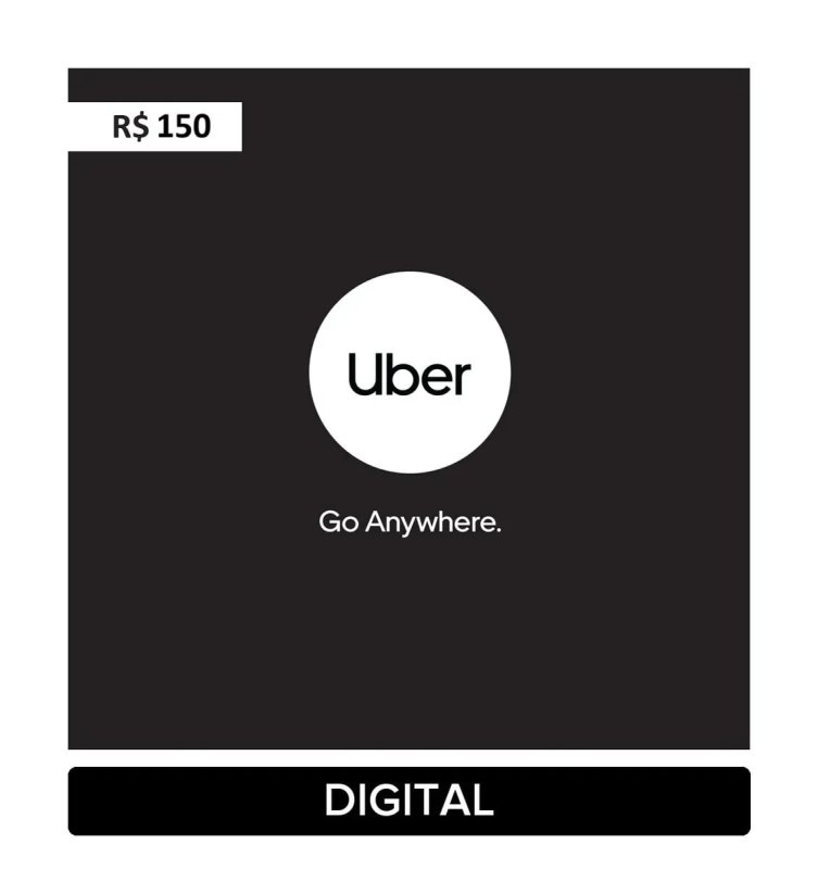 Uber Gift Card R$150 (Digital)