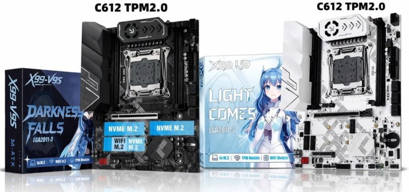 Placa Mãe Machinist X99 V9S Black, TPM 2.0, Quad Channel, Chipset C612