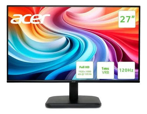 Monitor Gamer Acer Ek271 Gbi De 27 Full Hd Ips 120hz Preto