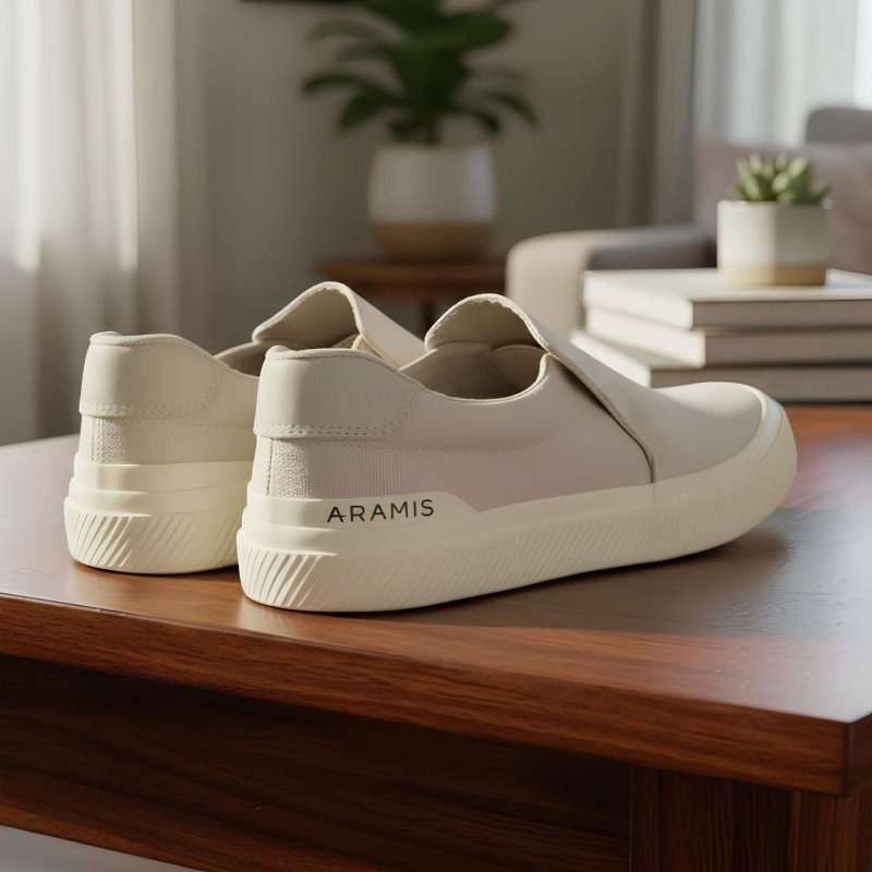 Tênis Aramis Daily Slip Canvas Bege Masculino Adulto Casual