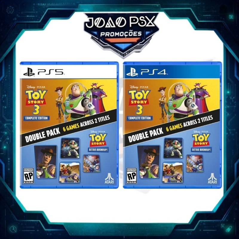 PRÉ-VENDA TOY STORY RETRO ROUNDUP + TOY STORY 3 DOUBLE PACK