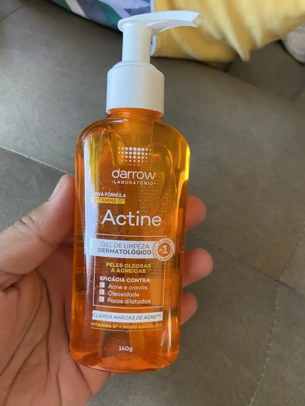 Gel de Limpeza Facial Darrow Actine Pele Oleosa e Acneica 140g