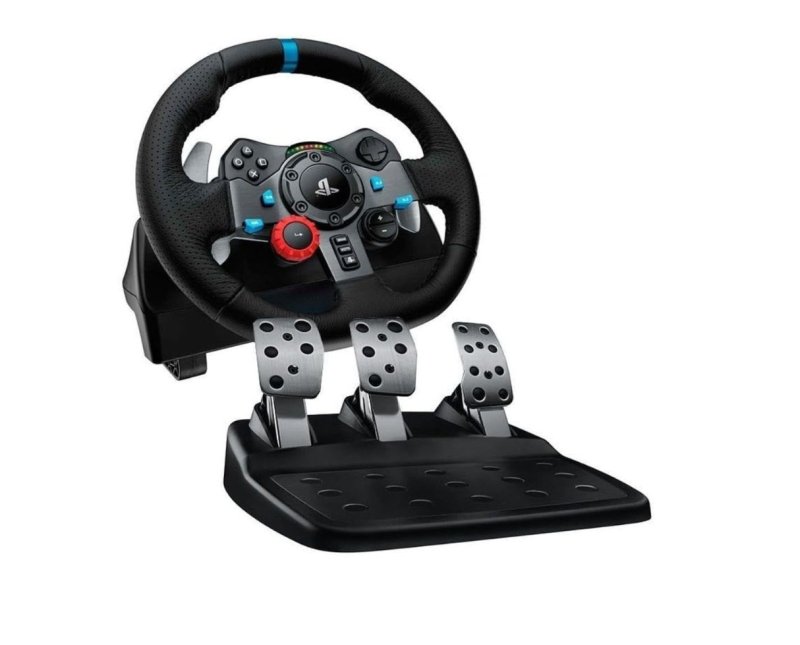 Volante Logitech G29 Driving Force para PS5, PS4, PS3 e PC, Preto