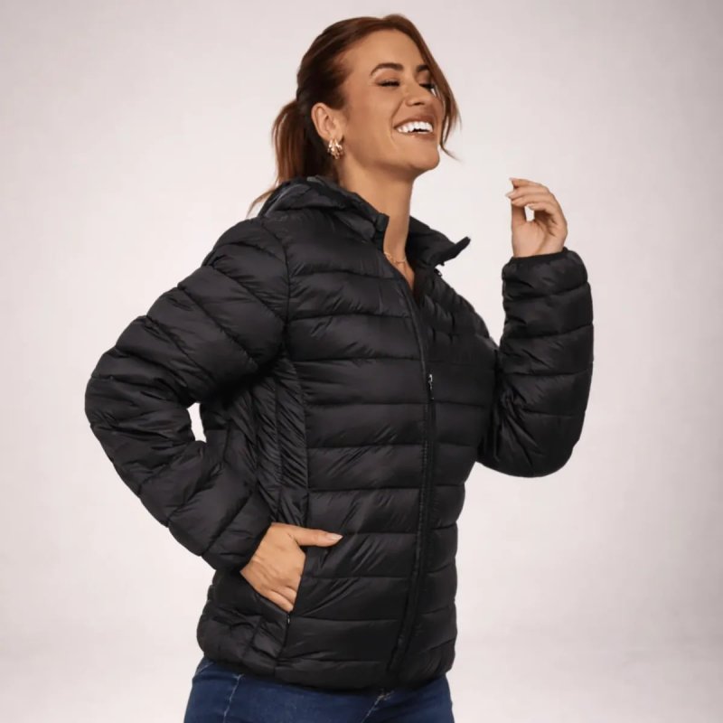 Jaqueta Puffer Nylon Corta Vento Bobojaco