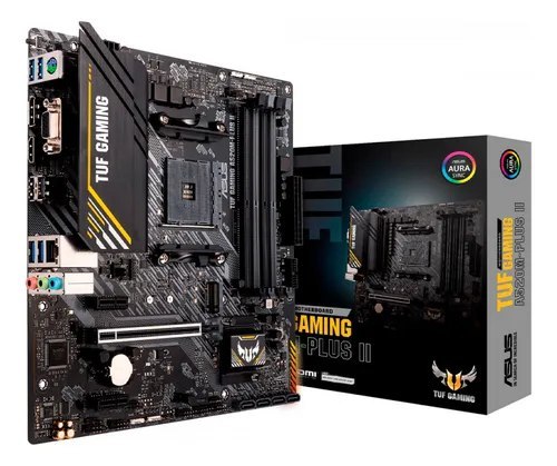 Placa Mãe Asus Tuf Gaming A520m-plus Ii Ddr4 Preto