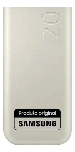 Bateria Samsung Carregador Portátil 3x Usb-c 20000mah Super Rápida 45w Bege