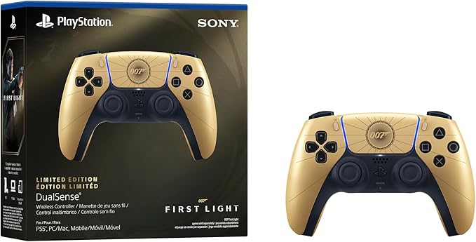 Controle Sem Fio DualSense® – Edição Limitada de 007 First Light