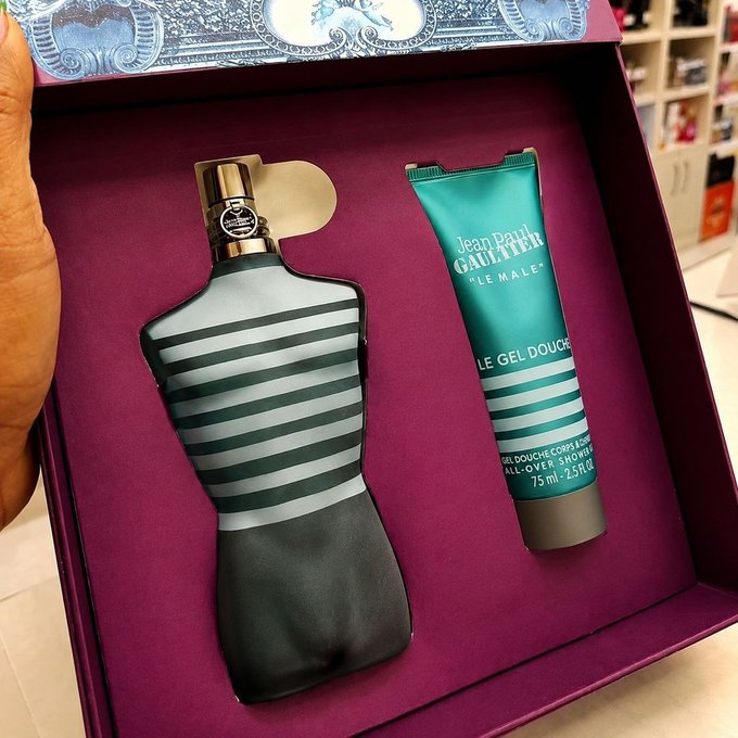 Kit Jean Paul Gaultier Le Male EDT Perfume Masculino 75ml + Gel de Banho 75ml + Frete Grátis