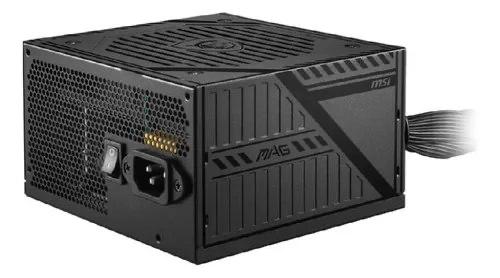 Fonte Msi Mag A650bnl 650w 80 Plus Bronze Pfc Ativo Preto