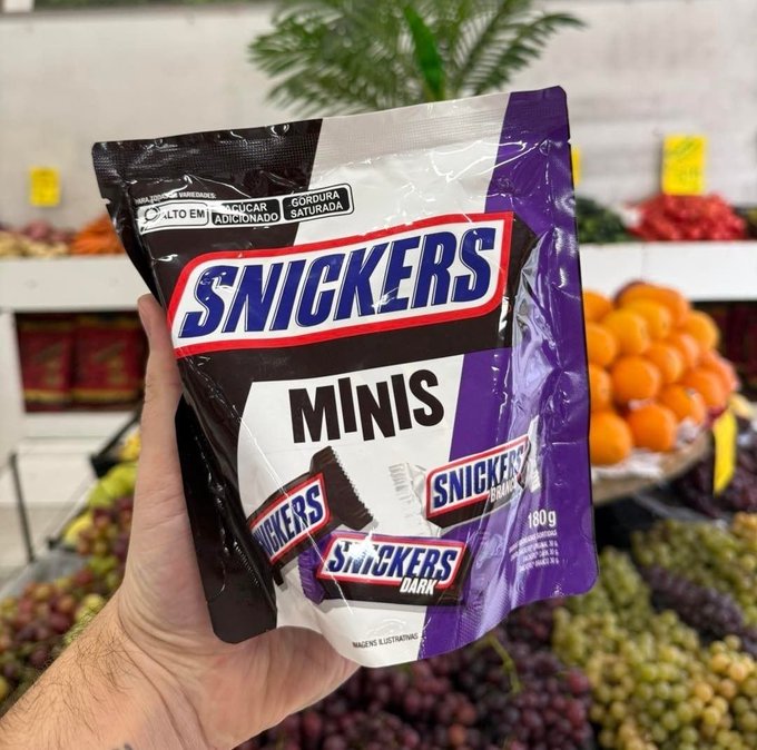 Chocolate Snickers Variedades Minis 180g