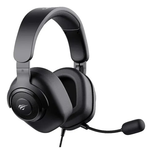 Fone Headset Gamer Havit H2230d P2 P3 3,5mm Microfone Removível Consoles Pc Preto