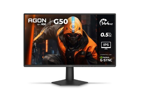Monitor Gamer Aoc Agon G50 24" 144hz 0,5ms 24G50F Preto