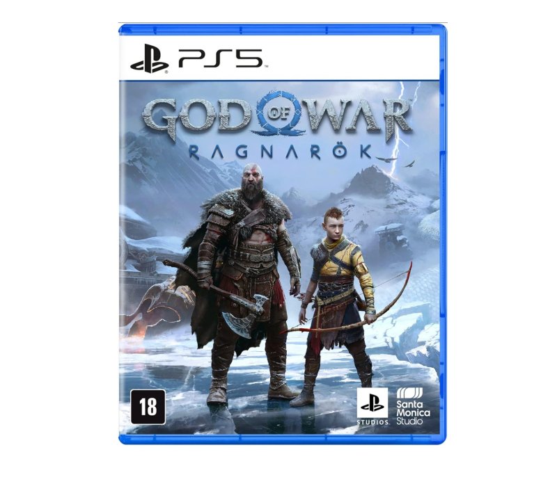 Jogo God of War Ragnarök, Mídia Física, PS5