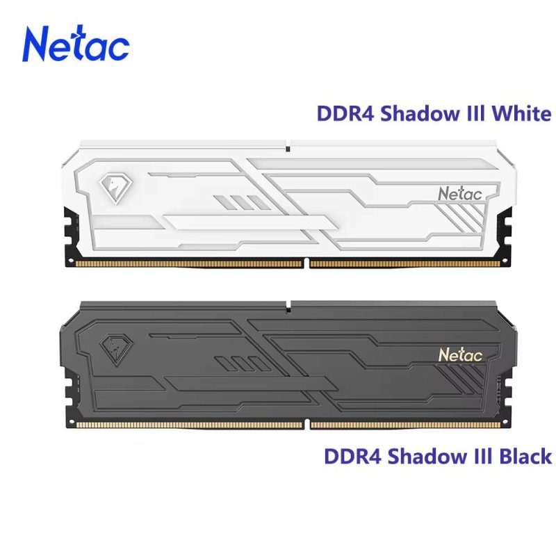 16GB Memória RAM Netac DDR4 3200MHz Branca