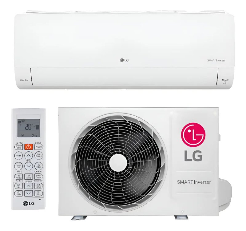 LG Ai Smart Inverter Voice 9000 Btus Frio - Branco